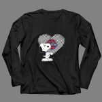 Snoopy Heart Detroit Pistons Basketball Team Fans 4 Long Sleeves