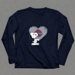 Snoopy Heart Detroit Pistons Basketball Team Fans 6 Long Sleeves