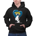 Snoopy Heart Embrace With Jacksonville Jaguars 2 Hoodie