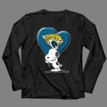 Snoopy Heart Embrace With Jacksonville Jaguars 4 Long Sleeves