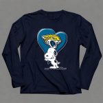 Snoopy Heart Embrace With Jacksonville Jaguars 6 Long Sleeves