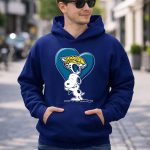 Snoopy Heart Embrace With Jacksonville Jaguars 8 Hoodie