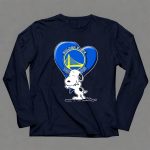 Snoopy Heart Golden State Warriors 6 Long Sleeves