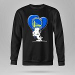 Snoopy Heart Golden State Warriors 9 Hoodie