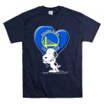 Snoopy Heart Golden State Warriors T Shirt 7