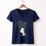 Snoopy Heart Hug Notre Dame Fighting Irish Nd 5 Womens V Neck.jpg