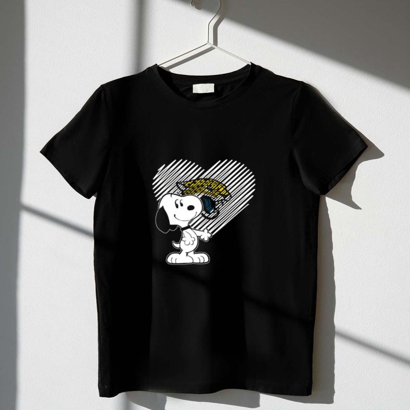 Snoopy Heart Jacksonville Jaguars Fan Love 1 T Shirt