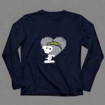 Snoopy Heart Los Angeles Chargers Fans 6 Long Sleeves