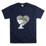 Snoopy Heart Los Angeles Chargers Fans T Shirt 7
