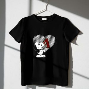 Snoopy Heart Number One Arizona Diamondbacks Fan 1 T Shirt.jpg