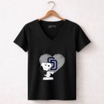 Snoopy Heart San Diego Padres Iconic 7 Womens V Neck.jpg