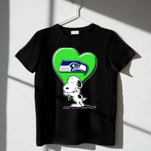 Snoopy Heart Seattle Seahawks Fan 1 T Shirt