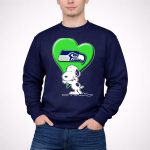 Snoopy Heart Seattle Seahawks Fan 3 Sweatshirt