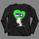 Snoopy Heart Seattle Seahawks Fan 4 Long Sleeves