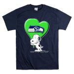 Snoopy Heart Seattle Seahawks Fan T Shirt 7