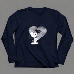 Snoopy Heart With Atlanta Falcons Logo For Fans 6 Long Sleeves