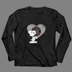 Snoopy Hearts Toronto Raptors Basketball Fans 4 Long Sleeves