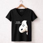 Snoopy Hi Mom You Are Awesome Funny 7 Womens V Neck