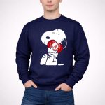Snoopy Holding Alabama Crimson Tide 3 Sweatshirt