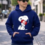 Snoopy Holding Alabama Crimson Tide 8 Hoodie