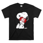 Snoopy Holding Alabama Crimson Tide T Shirt 6
