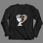 Snoopy Holding Heart With Phoenix Suns Logo For Fans 4 Long Sleeves
