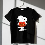 Snoopy Holding Red Heart With I Love U Text 1 T Shirt