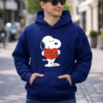Snoopy Holding Red Heart With I Love U Text 8 Hoodie