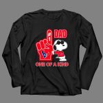 Snoopy Houston Texans 1 DAD One Of A Kind 4 Long Sleeves