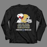 Snoopy Hug Heart Notre Dame Fighting Irish Forever Win Or Lose 4 Long Sleeves.jpg