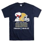 Snoopy Hug Heart Notre Dame Fighting Irish Forever Win Or Lose T Shirt 7.jpg