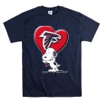 Snoopy Hugging Atlanta Falcons Heart T Shirt 7