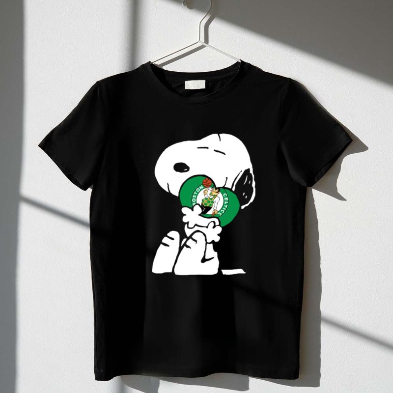 Snoopy Hugging Boston Celtics 1 T Shirt