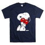 Snoopy Hugging Chicago Bulls Heart T Shirt 7