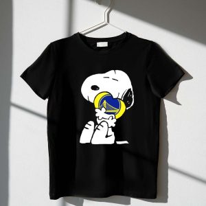 Snoopy Hugging Golden State Warriors Basketball Heart 1 T Shirt
