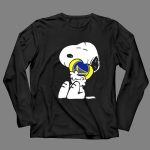 Snoopy Hugging Golden State Warriors Basketball Heart 4 Long Sleeves