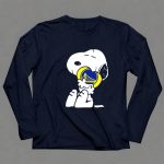 Snoopy Hugging Golden State Warriors Basketball Heart 6 Long Sleeves