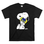 Snoopy Hugging Golden State Warriors Basketball Heart T Shirt 6