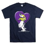 Snoopy Hugging Heart Minnesota Vikings T Shirt 7