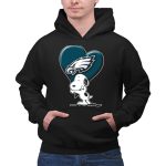 Snoopy Hugging Heart Philadelphia Eagles 2 Hoodie