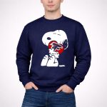 Snoopy Hugging Heart With Atlanta Falcons 3 Sweatshirt
