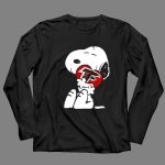 Snoopy Hugging Heart With Atlanta Falcons 4 Long Sleeves