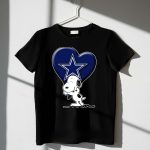 Snoopy Hugging Heart with Dallas Cowboys Star 1 T Shirt