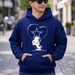 Snoopy Hugging Heart with Dallas Cowboys Star 8 Hoodie