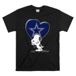 Snoopy Hugging Heart with Dallas Cowboys Star T Shirt 6