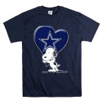 Snoopy Hugging Heart with Dallas Cowboys Star T Shirt 7