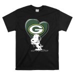 Snoopy Hugging Heart with Green Bay Packers T Shirt 6