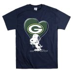 Snoopy Hugging Heart with Green Bay Packers T Shirt 7