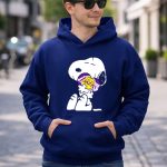 Snoopy Hugging Los Angeles Lakers Basketball 8 Hoodie