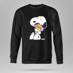 Snoopy Hugging Los Angeles Lakers Basketball 9 Hoodie